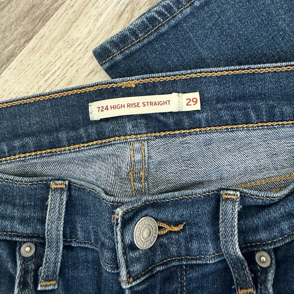 LEVIS High Rise Straight Jeans - Picture 2 of 3